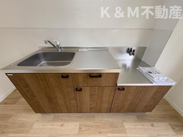 山口マンションのキッチン|使いやすいキッチンです