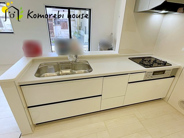上尾市原市　第8　新築一戸建て　リーブルガーデン　01のキッチン|26.3.14撮影済み