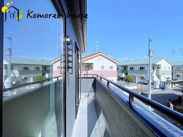 上尾市原市　第8　新築一戸建て　リーブルガーデン　01のバルコニー|26.3.14撮影済み