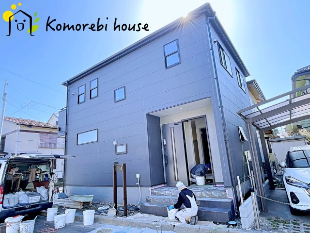 上尾市原市　第8　新築一戸建て　リーブルガーデン　01の外観|26.3.14撮影済み