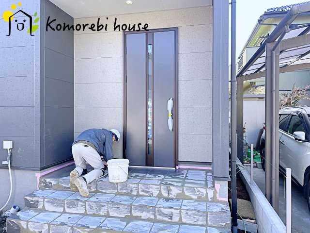 上尾市原市　第8　新築一戸建て　リーブルガーデン　01の玄関|26.3.14撮影済み