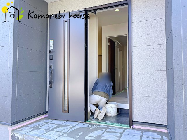 上尾市原市　第8　新築一戸建て　リーブルガーデン　01の玄関|26.3.14撮影済み
