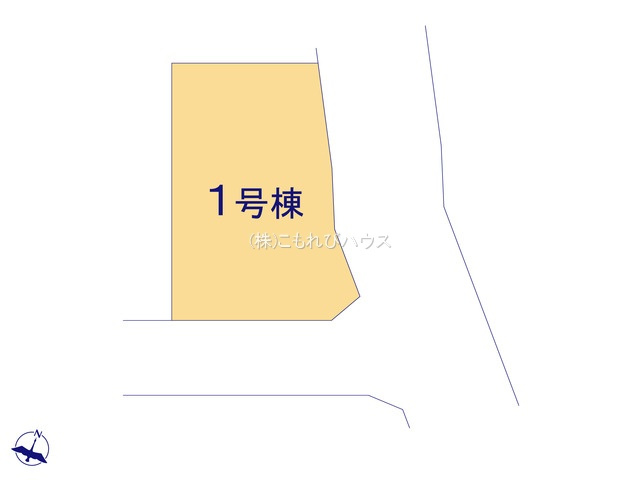 上尾市原市　第8　新築一戸建て　リーブルガーデン　01の区画図|1号棟
26.3.14撮影済み
