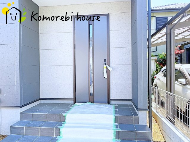 上尾市原市　第8　新築一戸建て　リーブルガーデン　01の玄関|26.3.14撮影済み
