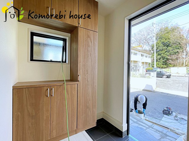 上尾市原市　第8　新築一戸建て　リーブルガーデン　01の玄関|26.3.14撮影済み