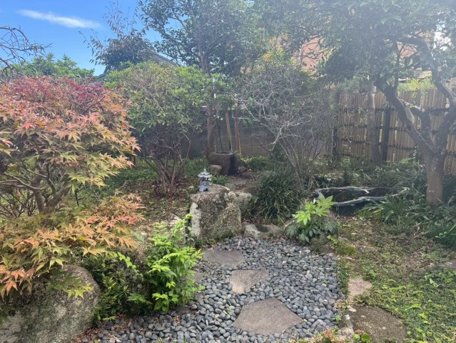 東金市関内　中古戸建の庭