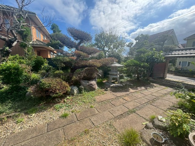 東金市関内　中古戸建の庭