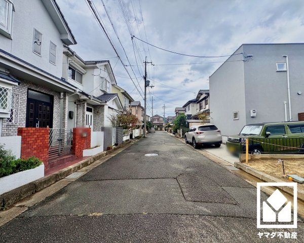 八幡市八幡小西　第1の前面道路含む現地写真|10月19日　現地写真更新