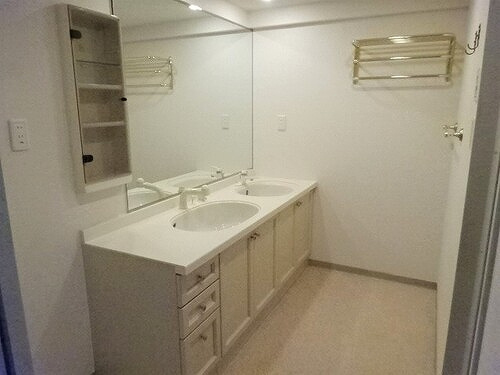 ライオンズステージ上野毛の洗面所|洗面所　※2023年2月撮影