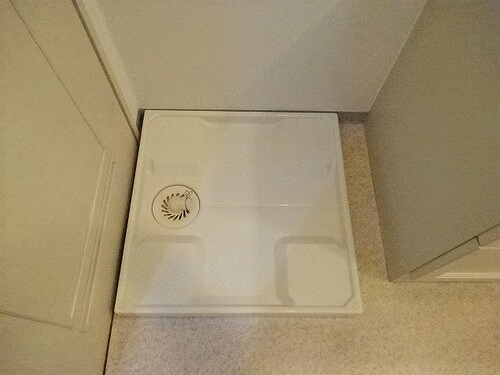 ライオンズステージ上野毛の設備|室内洗濯機置場　※2023年2月撮影