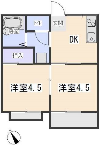 プリムローズ２１の間取り