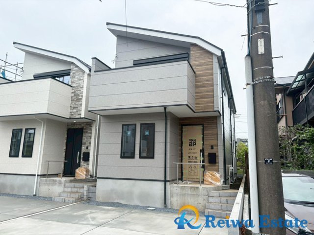 新築戸建　茅ヶ崎市高田4丁目の外観|室田小学校まで約850ｍ、円蔵中学校まで約600ｍとお子様の通学も安心です♪