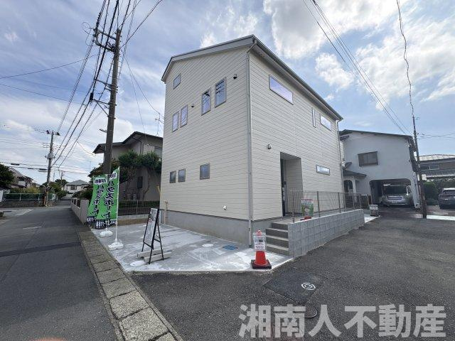 平塚市河内　新築戸建の前面道路含む現地写真|前面道路含む現地写真です