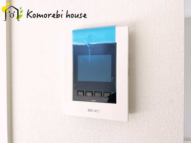 上尾市小泉　3期　新築一戸建て　クラフトピット　01の防犯設備|モニター付インターホンです