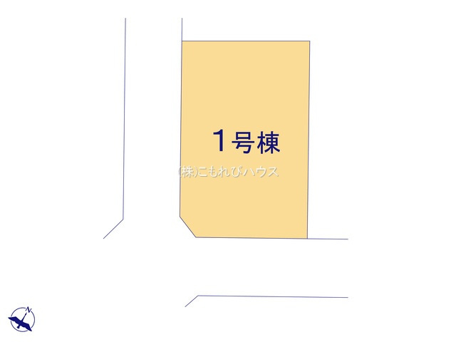 上尾市小泉　3期　新築一戸建て　クラフトピット　01の区画図|１号棟