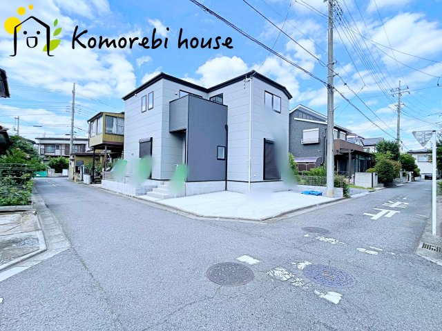 上尾市小泉　3期　新築一戸建て　クラフトピット　01の前面道路含む現地写真|前面道路含む現地写真です