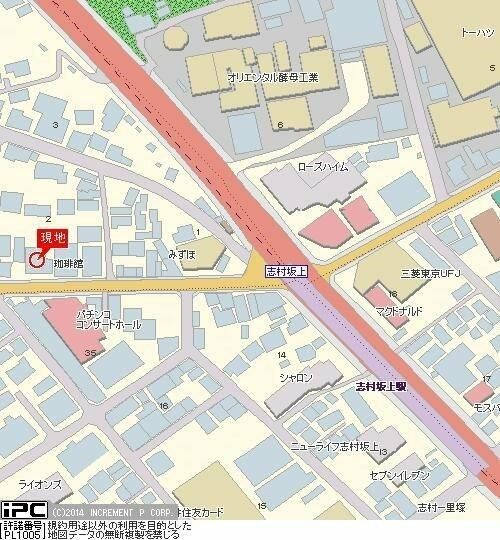 ２１オギサカ志村坂上の地図