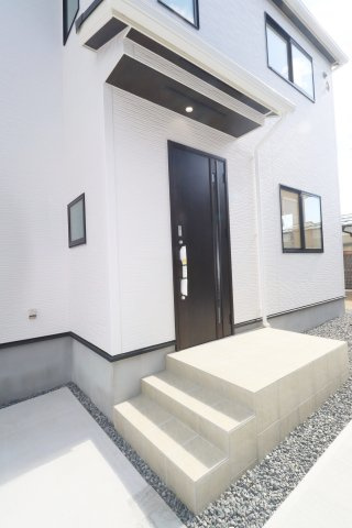 郡山市静町4期　　　　1号棟　　大成小学校、郡山第７中学区の玄関