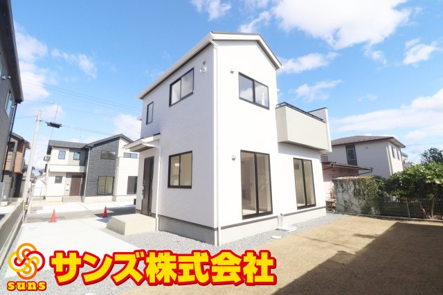 郡山市静町4期　　　　1号棟　　大成小学校、郡山第７中学区の外観|南西側から見た外観♪