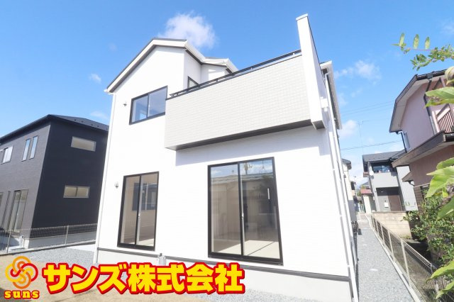 郡山市静町4期　　　　1号棟　　大成小学校、郡山第７中学区の外観|南東側から見た外観