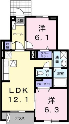 グラース・アンジュの間取り