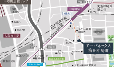 【地図】 | アーバネックス梅田中崎町