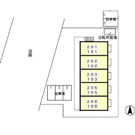 ヴィラデルニエの区画図