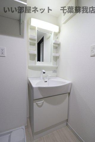 ロザリーヒルの洗面所|朝の準備に活躍する、洗髪洗面化粧台！