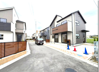 【前面道路含む現地写真】 | 府中市四谷４丁目　全14棟　7号棟　仲介手数料無料