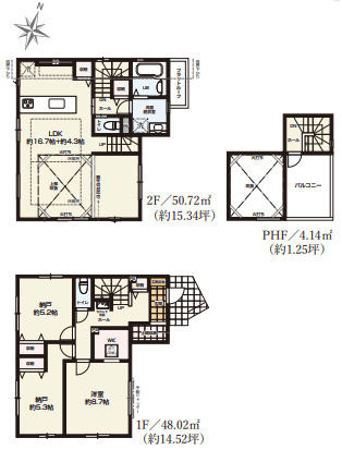 茅ヶ崎市平和町1期　新築戸建　全2棟2号棟