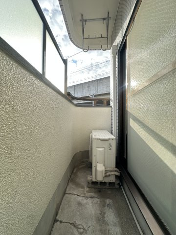 ハイム山之内のバルコニー