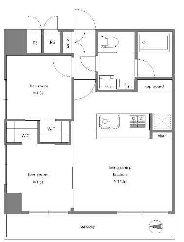サンサーラ第2吾妻橋の間取り|ご希望物件のご提案から現地へのご案内、ご契約まで、業務に精通したスタッフがきめ細かく対応いたします。