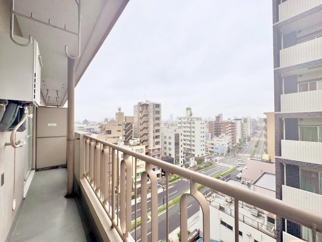 サンサーラ第2吾妻橋のバルコニー