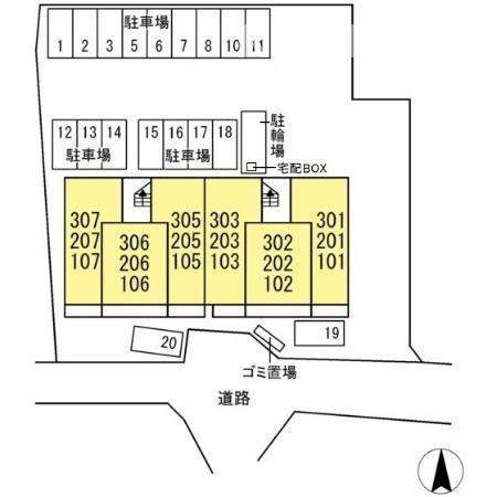 エスポワールの区画図