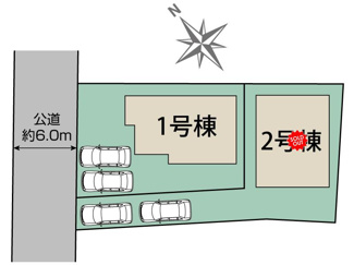 【地図】 | 【仲介手数料無料！！】稲城市平尾4丁目　新築戸建て（全2棟）1号棟　6680万円 | 稲城市平尾4-9-7の道路挟んで東隣付近