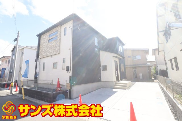 郡山市静町4期　　　　2号棟　　大成小学校、郡山第７中学区の外観|北西側から見た外観♪