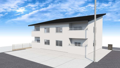 【外観パース】 | （仮称）大沢新新築アパート