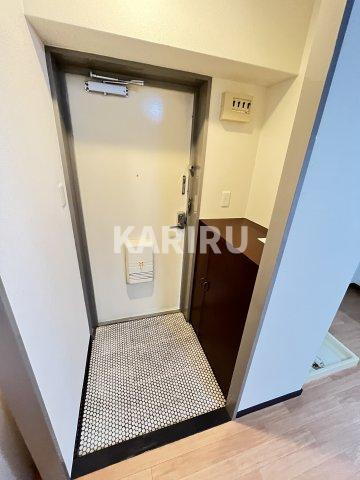 リバーサイドニッシン城東ハイツの玄関