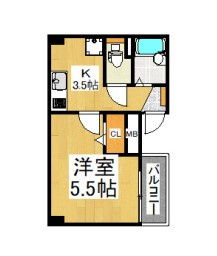 プレシャス南与野の間取り