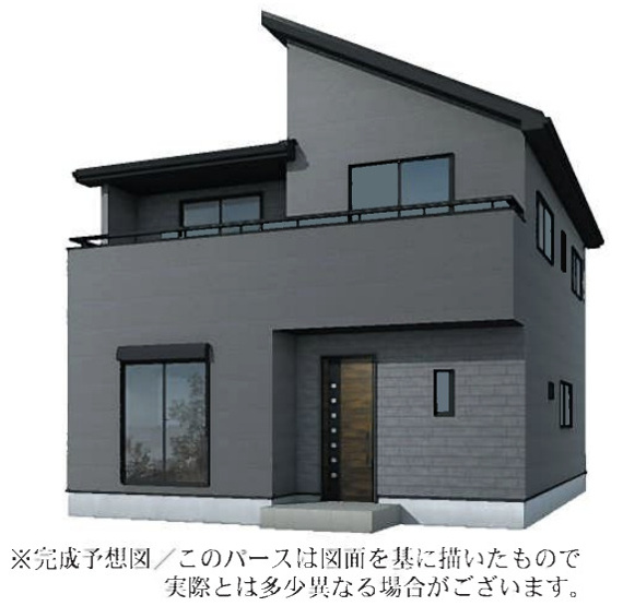 【完成予想図】 | 熊谷市伊勢町第5　LiveleGarden.s　新築戸建　　全1棟　1号棟