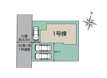 【区画図】 | 川越市霞ケ関東3丁目3期 | 全1棟