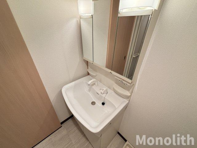 鈴の音の洗面所