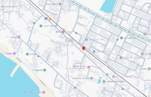 【地図】 | 明石市大久保町八木第3（全2棟）1号棟