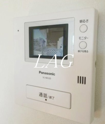 【セキュリティ】 | アクアＢ棟  | モニター付きインターフォンです。（同仕様です。）