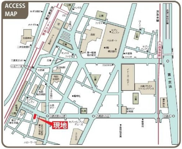 ワールドレジデンス大森の地図