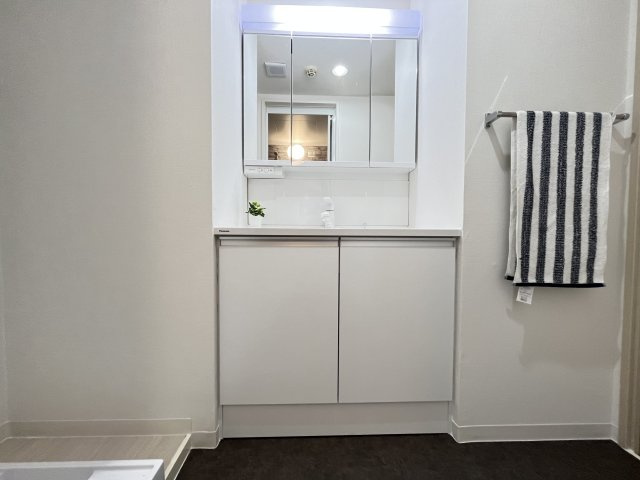 四つ木パークホームズの独立洗面台