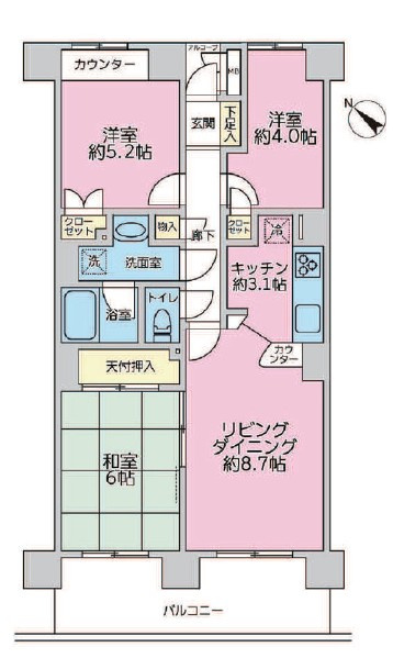 四つ木パークホームズの間取り|エリアに精通したスタッフがあなたにぴったりのお家を紹介！お客さま目線で対応させていただきます。安心してご相談下さい