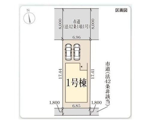 リーブルガーデン　岡山市南区三浜町(第2)【仲介手数料無料】の区画図