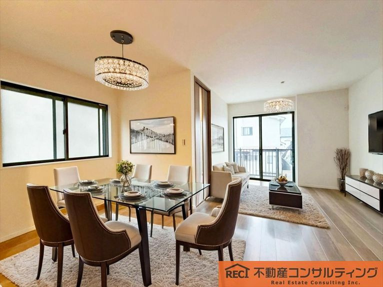 神戸市灘区楠丘町5丁目　新築戸建　B号地の内装|2沿線が徒歩圏内！