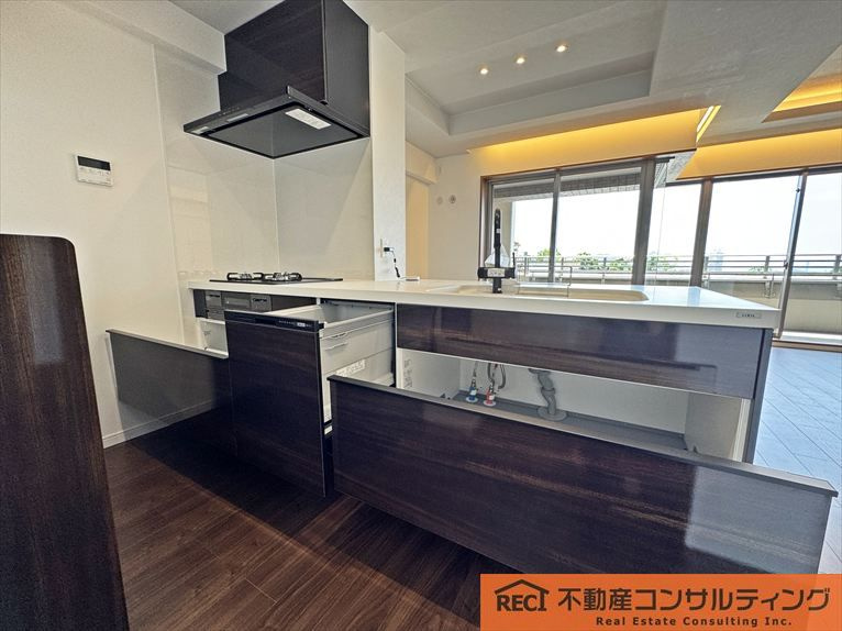 ジークレフ御影山手緑静館のキッチン|御影北小学校徒歩4分